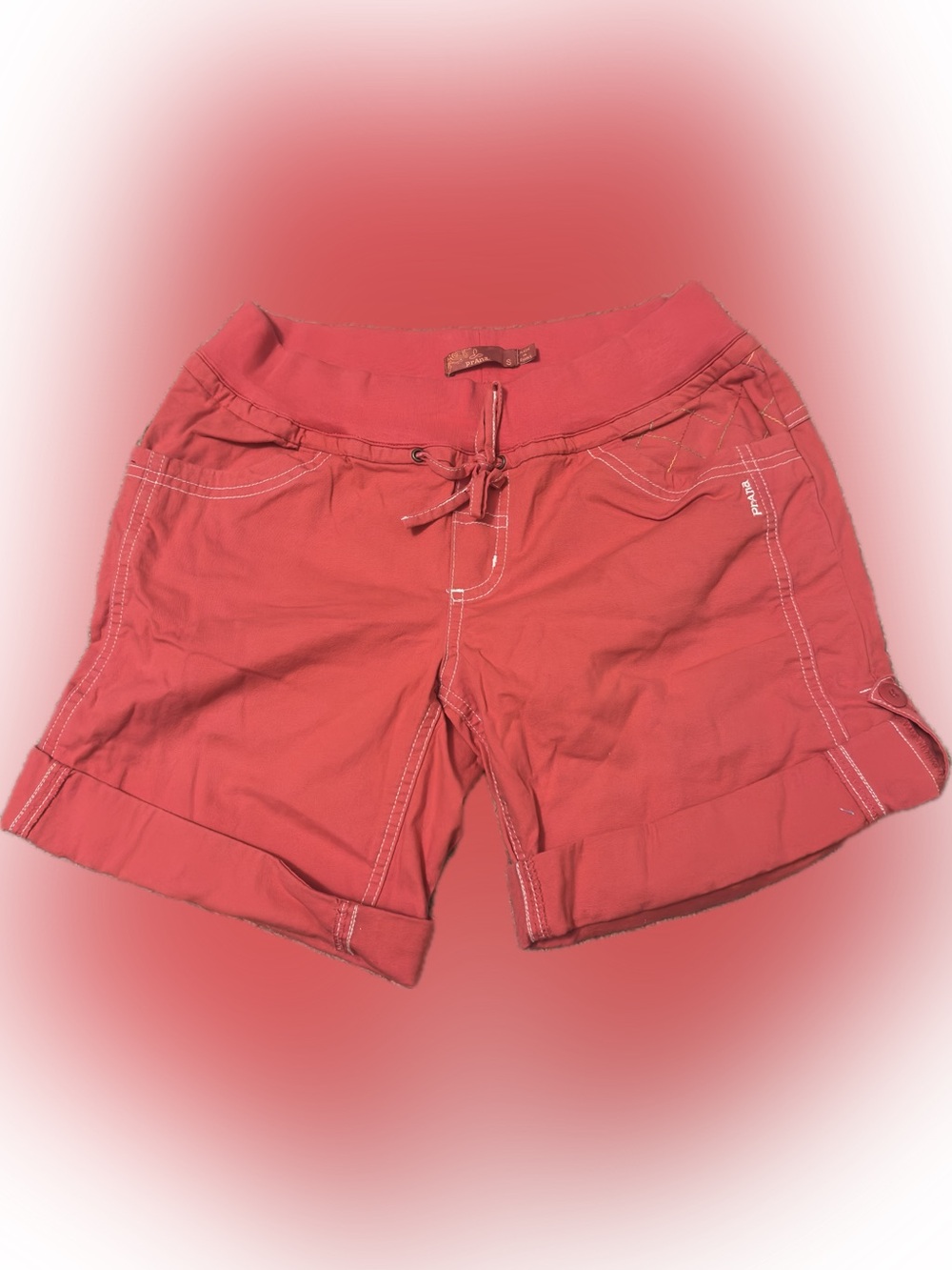 Prana Roll-Up Cotton Shorts